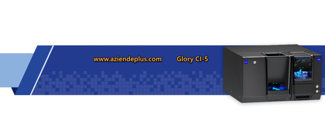 Cassa automatica Glory CI-5 con modulo banconote e modulo monete