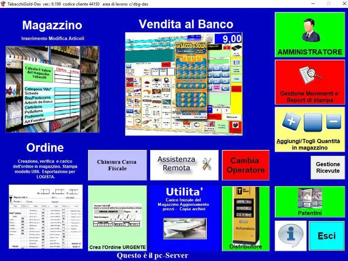 gestionale tabacchi Gold