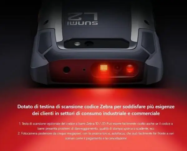 Acquista Sunmi L2 Zebra 2D con 4G, NFC e Base di Ricarica: Scopri le Caratteristiche e i Prezzi