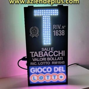 T bifacciale con display led in basso temperatura e orologio