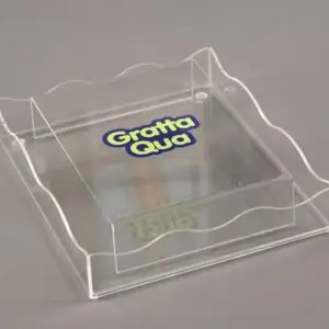 Vaschetta Gratta Qua in Plexiglass semplice
