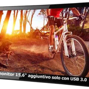 Monitor lcd led 15,6” usb 3.0 1366×768