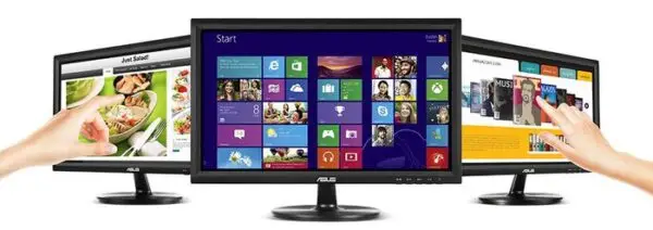 Monitor Touch Screen Led 19.5' Wide 5ms Vga Dvi