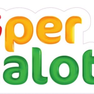 Adesivo logo Superenalotto 2016 su due righe
