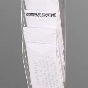 Acquista Espositore da Parete Verticale A4 con 4 Tasche: Organizza i Tuoi Fogli con Stile
