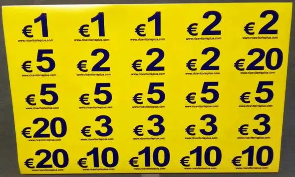 Prezzi Adesivi Gratta E Vinci