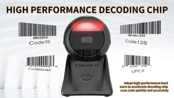 Lettore Barcode 1/2D da Tavolo