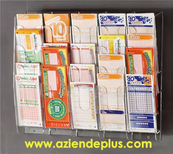 Espositore da Parete per Schedine a 20 Tasche