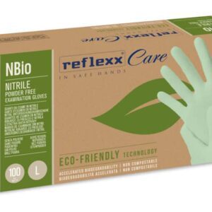Guanti In Nitrile biodegradabili senza polvere Reflexx NBi