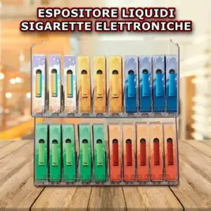 Espositore impilabile per sigarette elettroniche