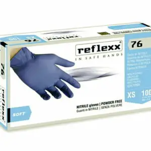 Guanti Nitrile Reflexx 76 senza polvere