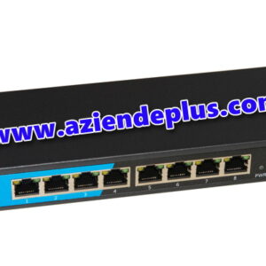 SWITCH RETE 8 PORTE GIGABIT 10/100/1000 RJ45