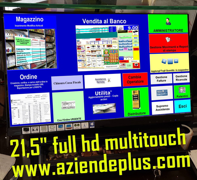 Pos Plus 2 in uno 21,5" I5 8/128 SSD win10 pro 3 Pos Plus 2 in uno 21,5" I5 8/128 SSD win10 pro