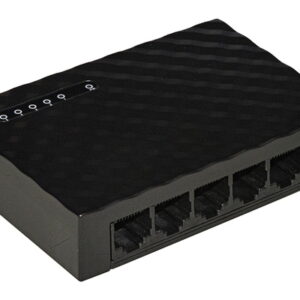 Switch di rete con 5 porte RJ45 10/1000 alimentato